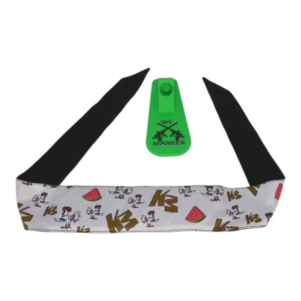 KM paintball headband - Watermelon & Waffles - USED
