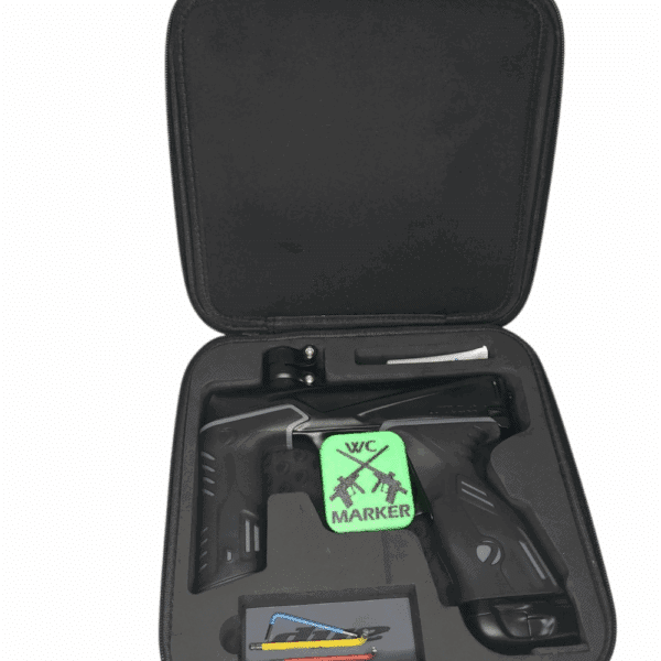 Used DYE MXR,Paintball Canada,Certified Pre-Owned Paintball Marker,high-end marker,electronic paintball gun,pre-owned gear,paintball equipment trades,tournament-ready marker