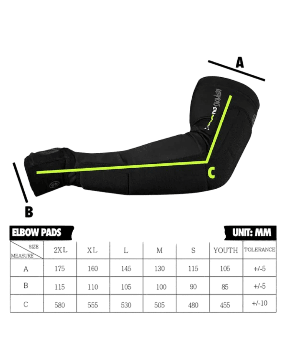 PRO DNA Elbow Pads - Gen 2, Medium -NEW - Image 2