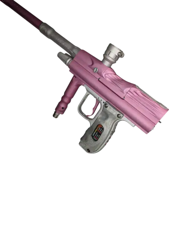 angel speed demon, pink / silver used