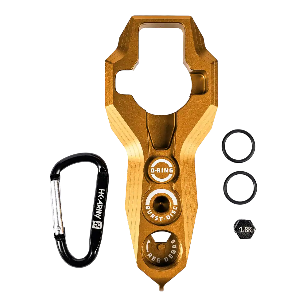 hk army reg multi tool , gold new
