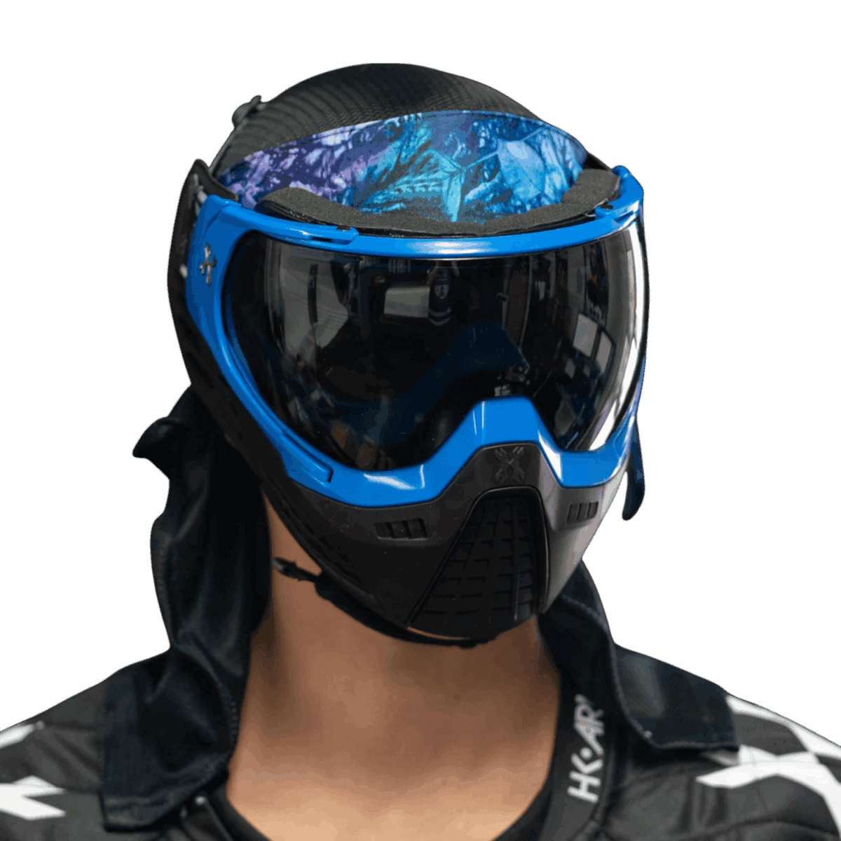 KLR Goggle Blackout Blue- New - Image 2