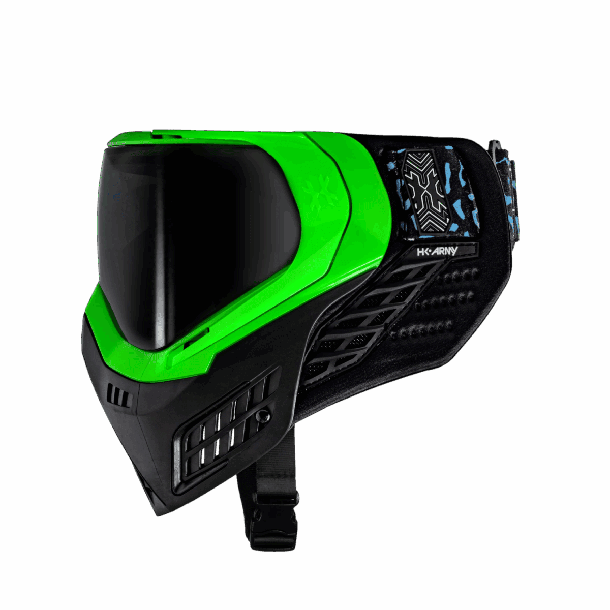 KLR Goggle Blackout Neon Green - New - Image 2