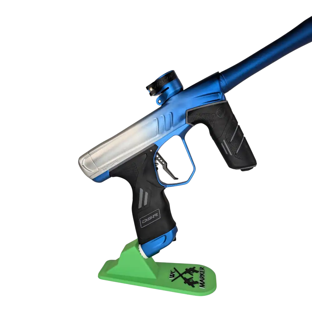 dye dsr+, blue / silver used