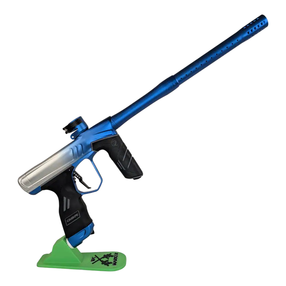dye dsr+, blue / silver used