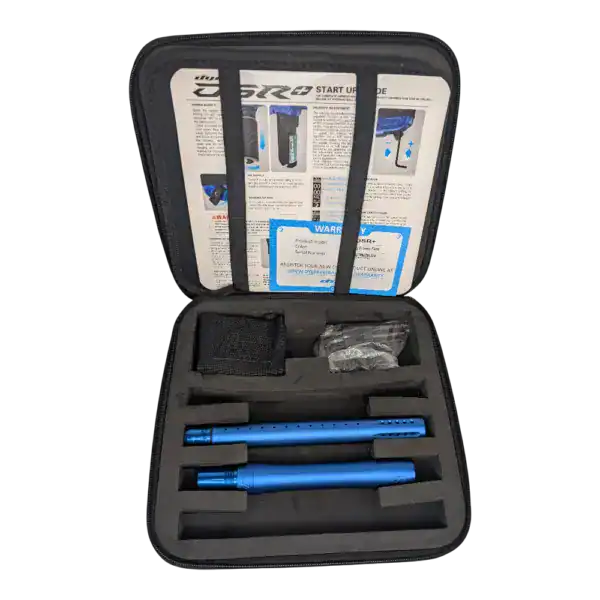 dye dsr+, blue / silver used