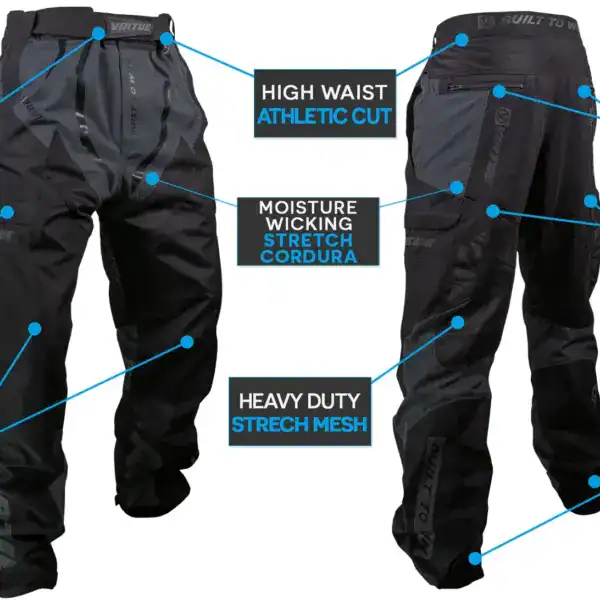 virtue breakout pants black new