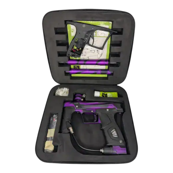 planet eclipse gtek, purple / black acid wash used