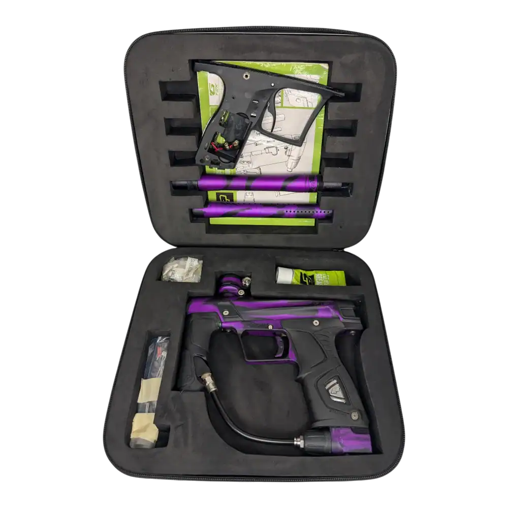 planet eclipse gtek, purple / black acid wash used