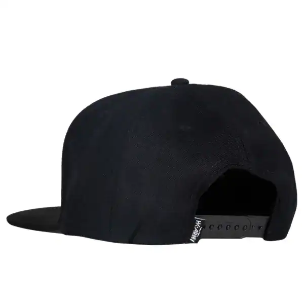 hk army edge snapback hat, black new