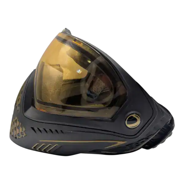 dye i5 paintball mask, onyx gold used
