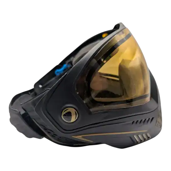 dye i5 paintball mask, onyx gold used