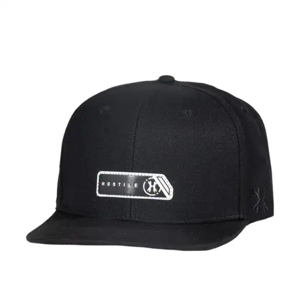 hk army edge snapback hat, black new