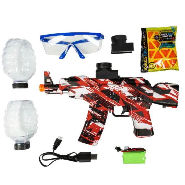 gelstrike apex ak rapid blaster, red new