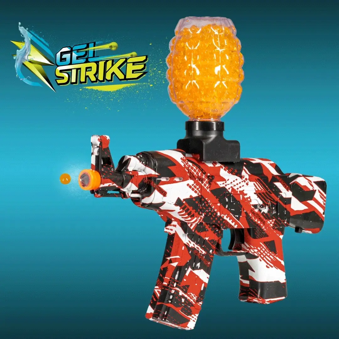 gelstrike apex ak rapid blaster, red new