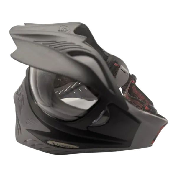 v force paintball mask, grey/black used