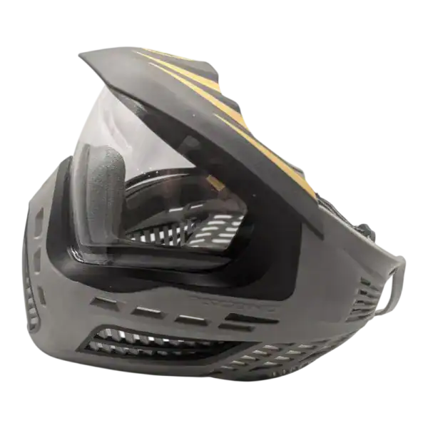 virtue ascend paintball mask grey/black used