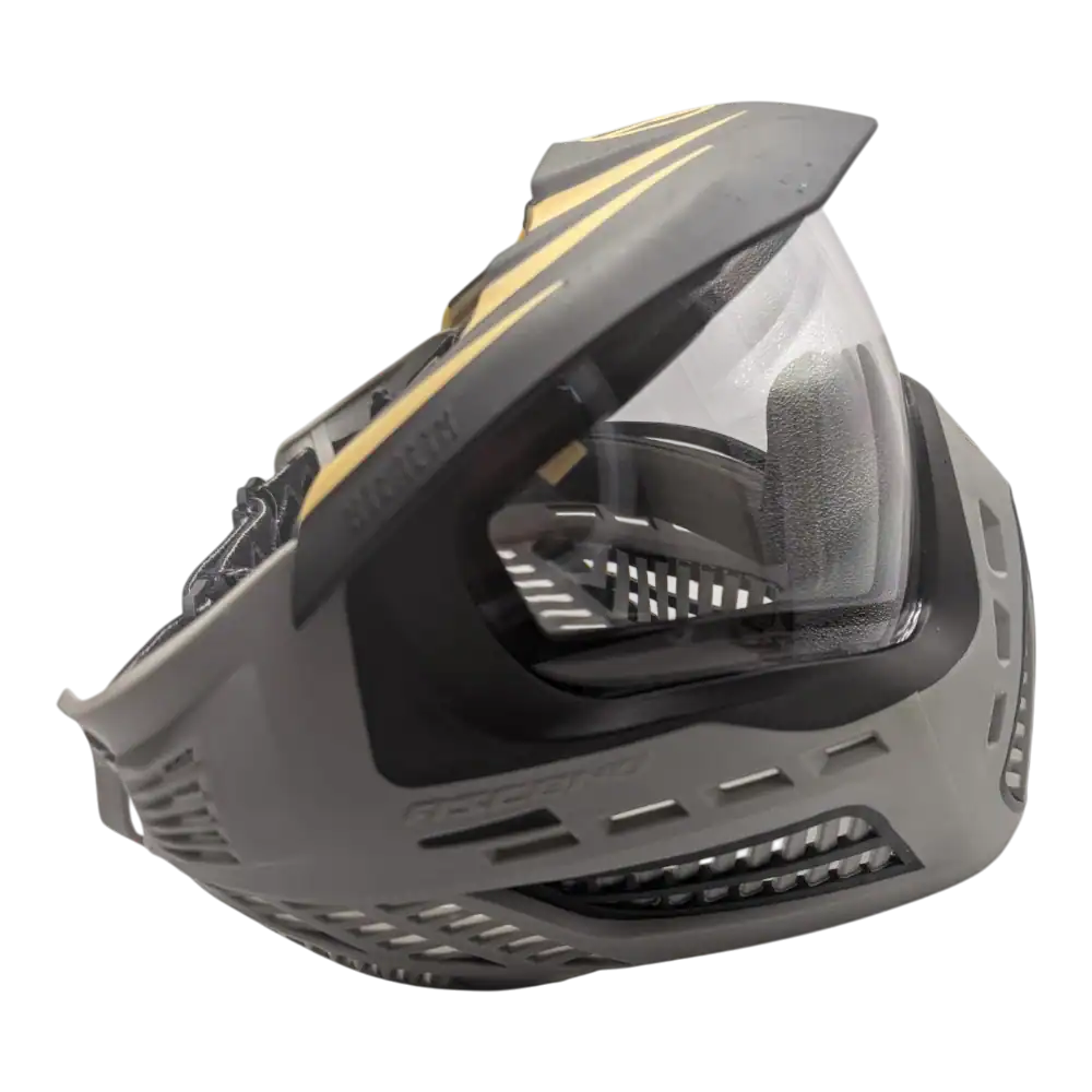 virtue ascend paintball mask grey/black used