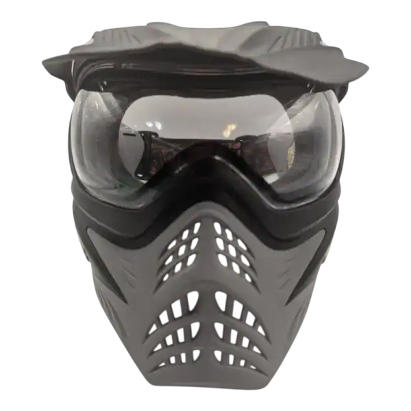 v force paintball mask, grey/black used