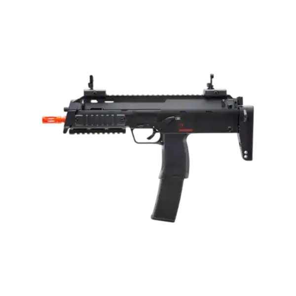 Elite Force Umarex H&K MP7 Navy GBB Black gas blowback tactical paintball airsoft rifle.