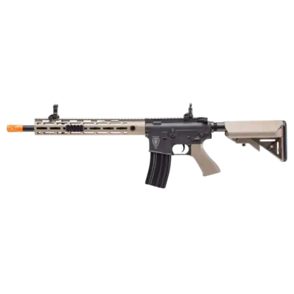 Elite Force M4 CFRX EyeTrace Black and Tan electric tactical paintball airsoft rifle.
