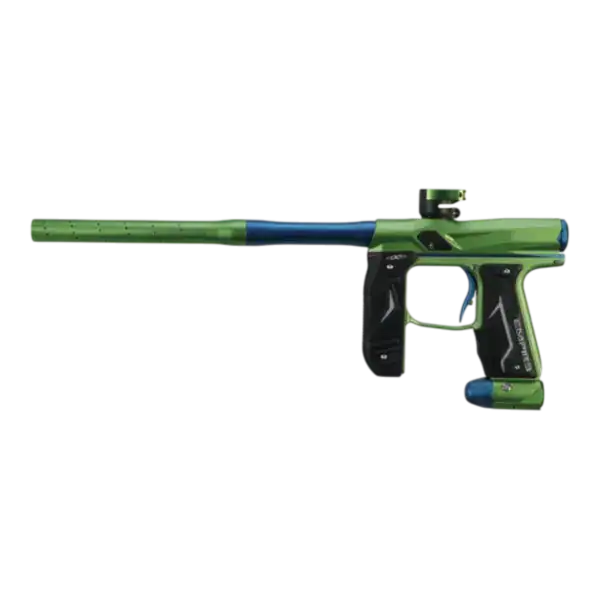 empire axe 2.0 paintball marker with redline board | mantis green / savoy blue | new