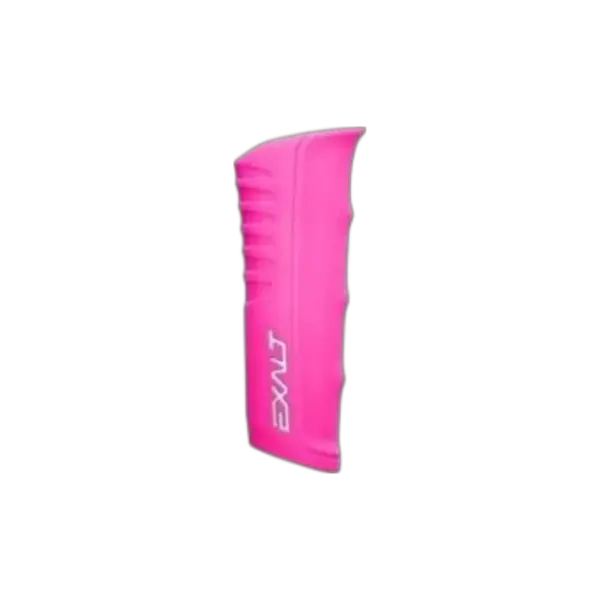 Exalt Shocker RSX Grip sleeve in pink for paintball marker vertical regulators.
