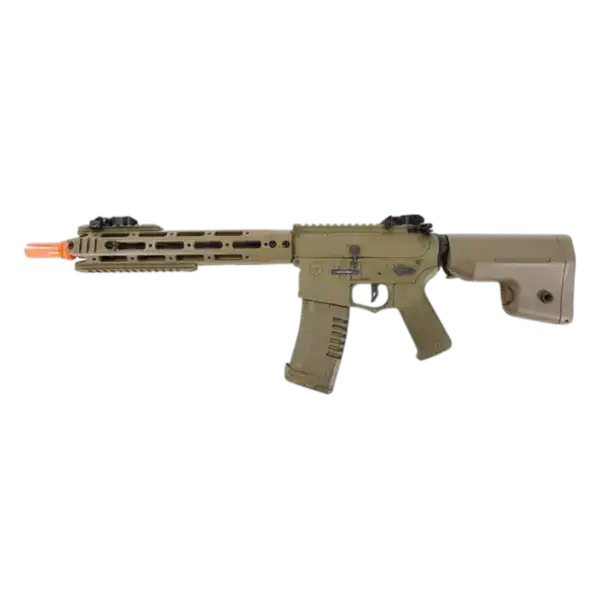 Ares AMOEBA AM-009 M4 Gen5 Dark Earth electric tactical paintball airsoft rifle.