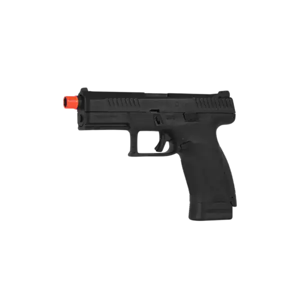 ActionSportGames CZ P-10C CO2 blowback airsoft pistol in dual-tone FDE finish.