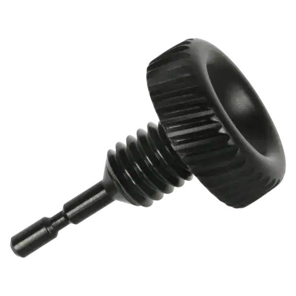 Shocker ERA 5.0 ASA Knob in black for paintball marker air source adapters.