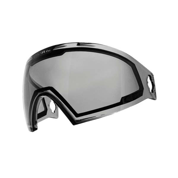 C SPEC Highlight Lens Grey Clear variant for a paintball goggle mask.