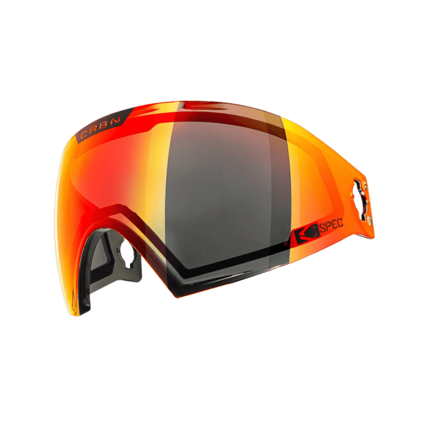 C SPEC Highlight Lens in Grey Red Mirror for paintball goggles.