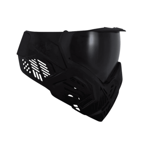 Bunkerkings CMD goggle system in Pitch Black featuring a thermal pane lens and high-flow mesh ventilation.
