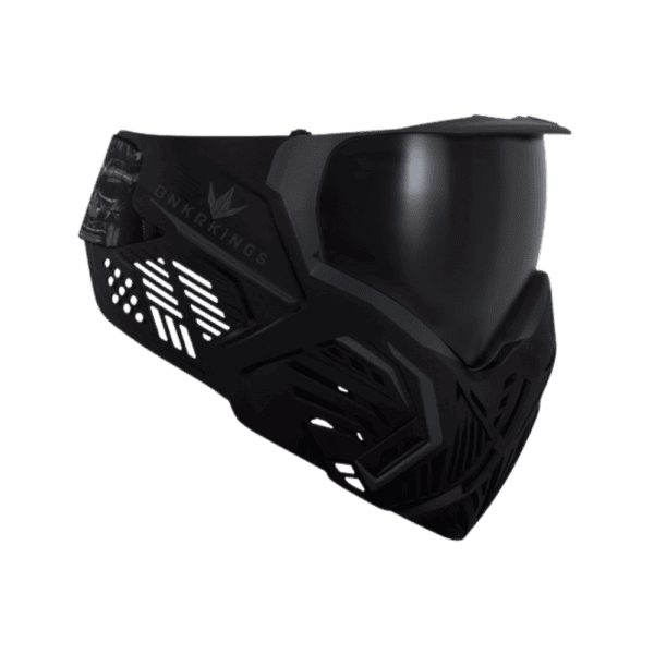 Bunkerkings CMD Samurai paintball goggle mask with a dual pane thermal lens.