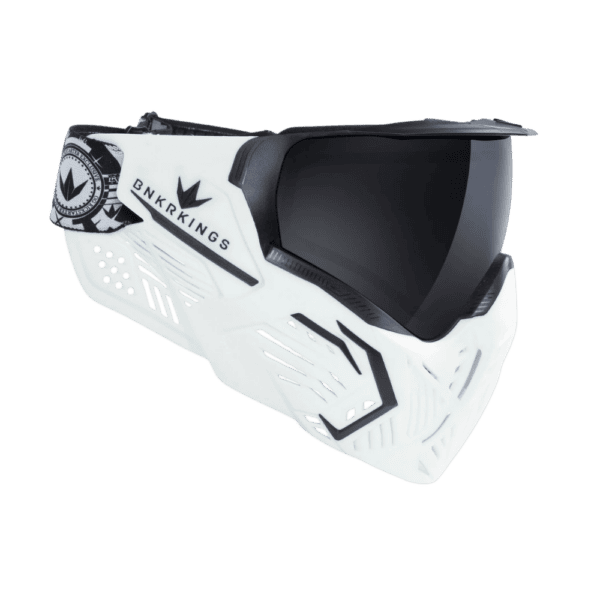 Bunkerkings CMD Shock Trooper paintball goggle mask with a dual pane thermal lens.