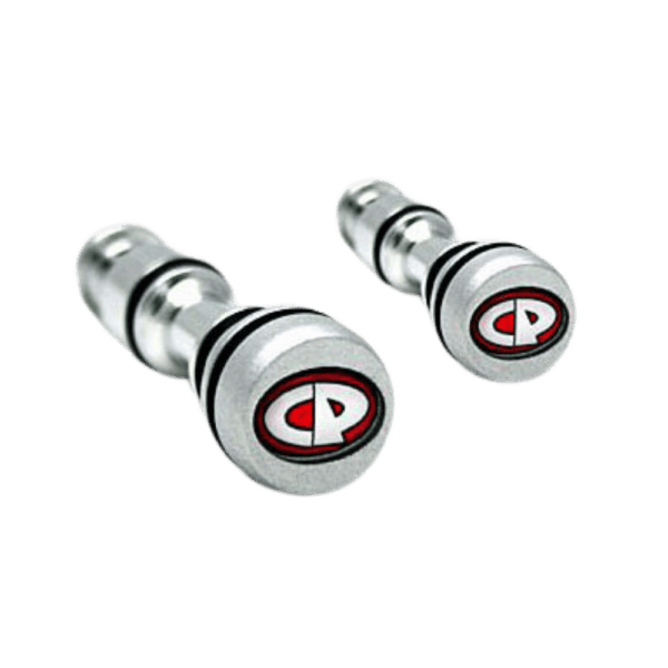 Custom Products CP DM7 Continuous Flow Plug in Silver for Dye Matrix paintball markers.