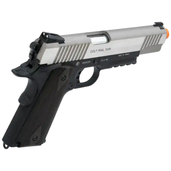 colt 1911 tactical full metal co2 blowback pistol | kwc | dual tone | new