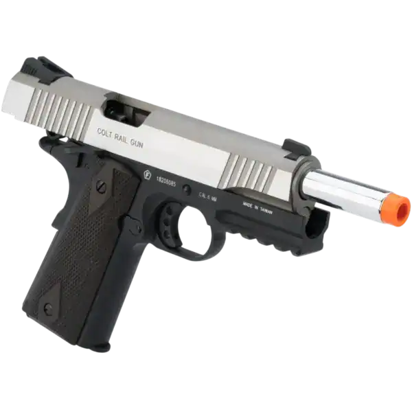 colt 1911 tactical full metal co2 blowback pistol | kwc | dual tone | new