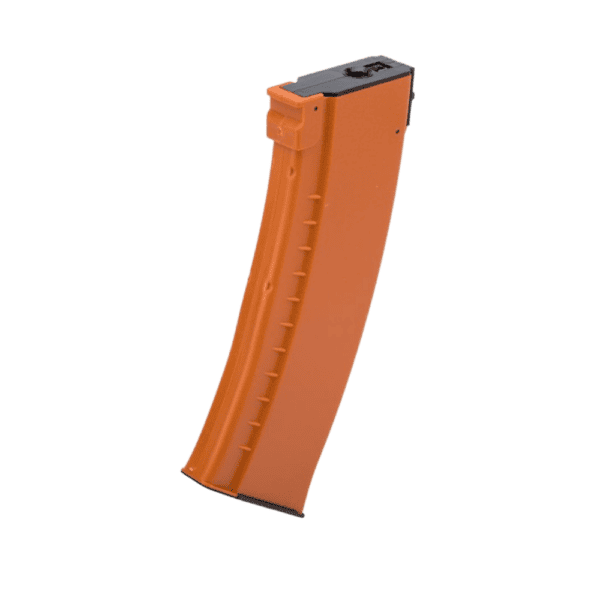 CYMA Polymer AK47 140 Rd Mid-Cap AEG Magazine in Bakelite for tactical airsoft and paintball training.