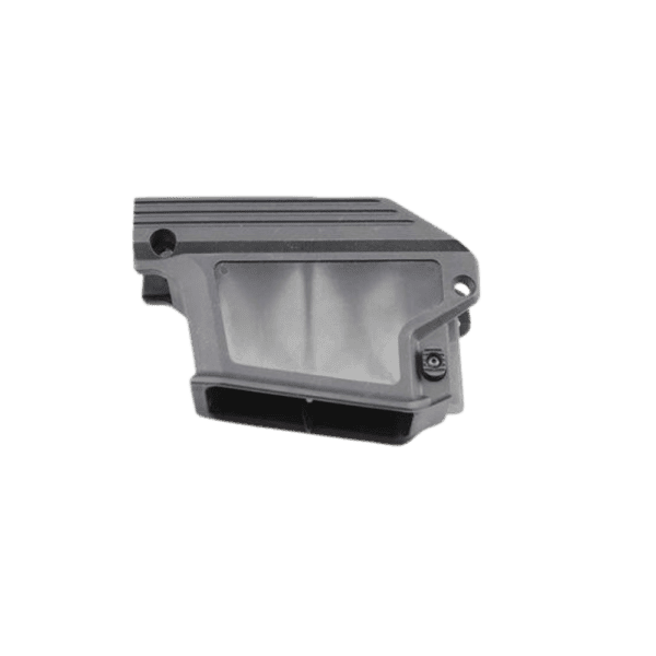 Genuine DYE DAM Mag Receiver in black for tactical paintball markers.