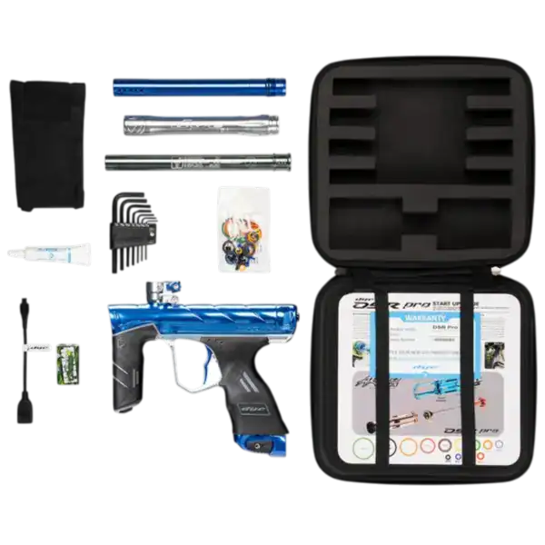 dye dsr pro electronic paintball marker | polish blue | new
