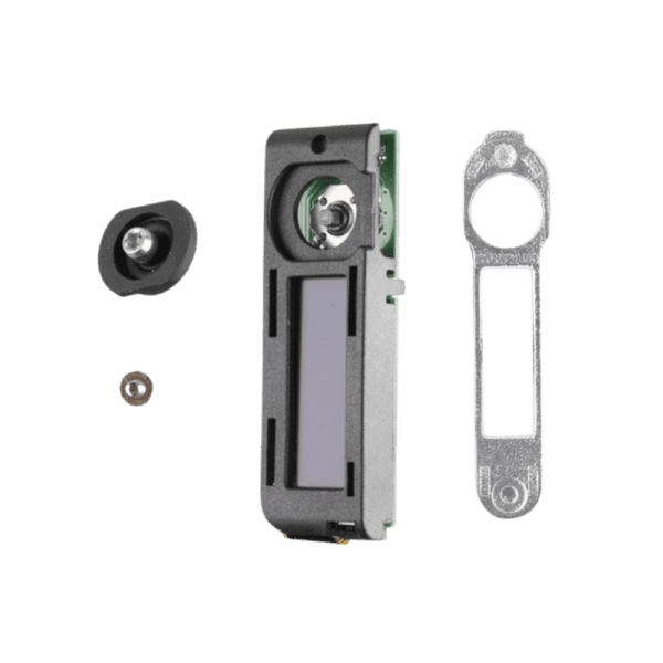 The official DYE DSR Repair OLED Kit including new replacement screen parts for paintball markers.