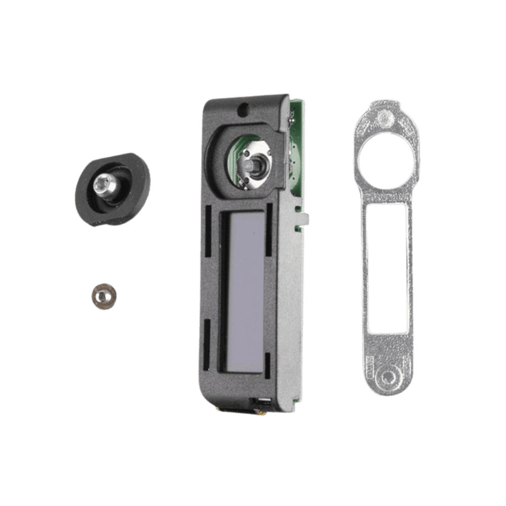 The official DYE DSR Repair OLED Kit including new replacement screen parts for paintball markers.