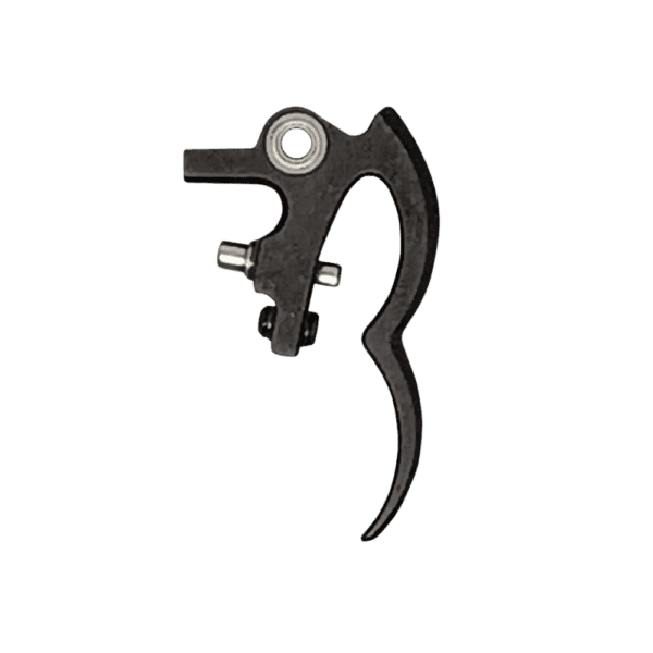 The official DYE DSR+ Reverse Double Trigger in black for paintball markers.