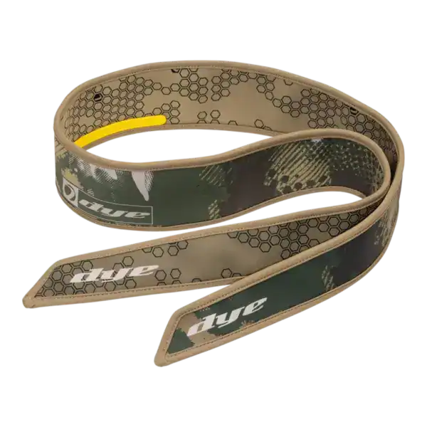 DYE x Halo Head Tie Dyecam paintball headband with signature camouflage pattern.