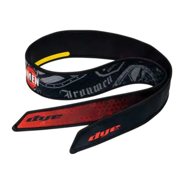 DYE x Halo Head Tie IM Shields 40 paintball headband with blue crest pattern.