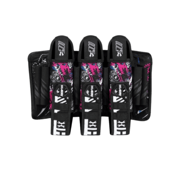 HK Army Eject Harness Grunge 3+2+4 tournament paintball pod pack.