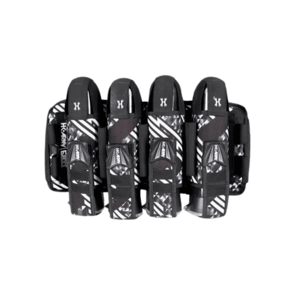 HK Army Eject Harness Slate 4+3+4 paintball pod pack.