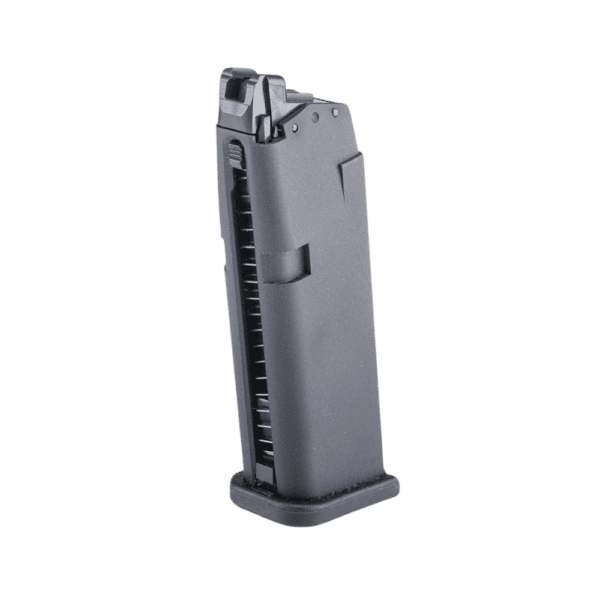 Elite Force Glock 19 Magazine black gas blowback magazine for tactical paintball cross-training.
