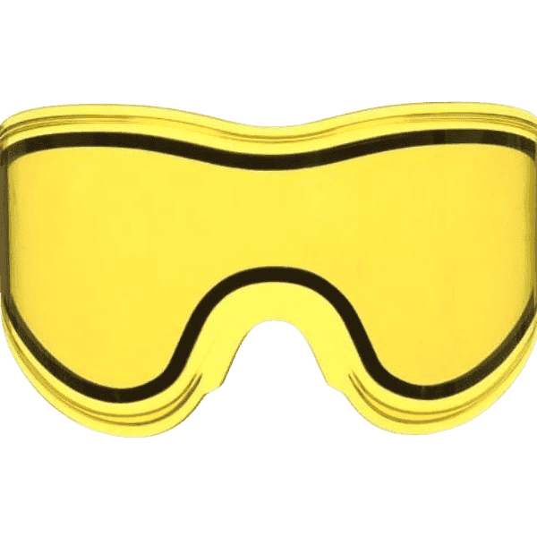 Empire Event Yellow Thermal Lens high contrast anti-fog paintball mask replacement.